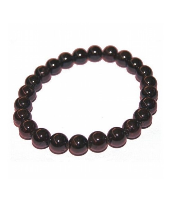 Pulsera Granate Bola 8 mm.