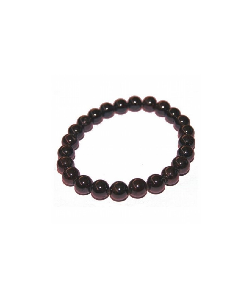 Pulsera Granate Bola 8 mm.