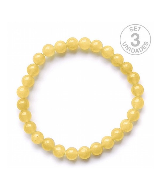 Pulsera Jade Amarillo en bola de 6mm.
PRECIO UNIDAD