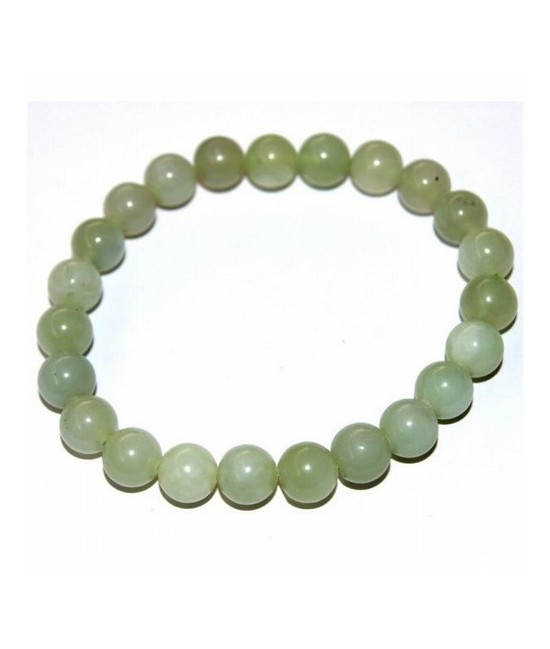 Pulsera de jade verde en Bola de 6mm.

Engarzado en goma elástica.