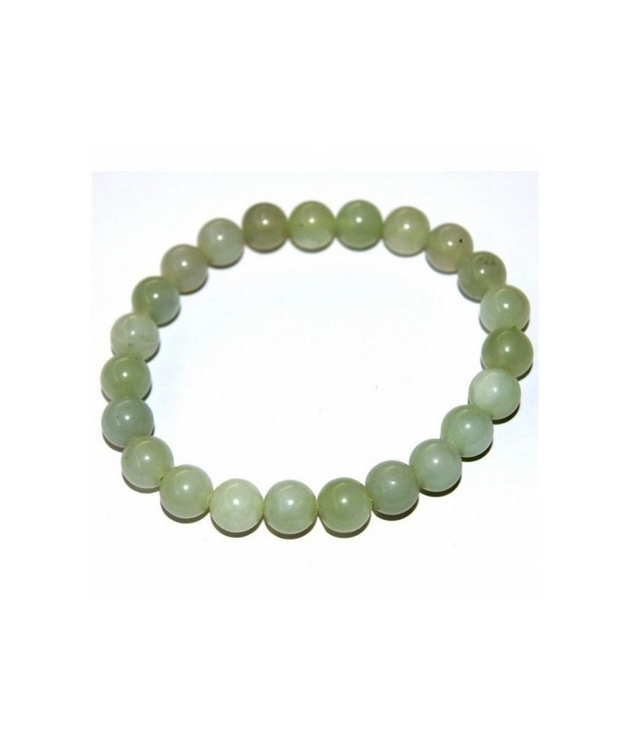 Pulsera de jade verde en Bola de 6mm.

Engarzado en goma elástica.