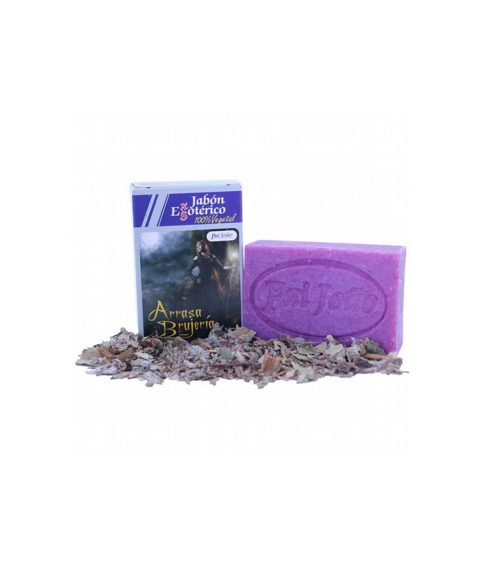 El Jabón de "Arrasa Brujería" se utiliza especialmente para combatir las energías negativas. Su combinación esencial disuelve l