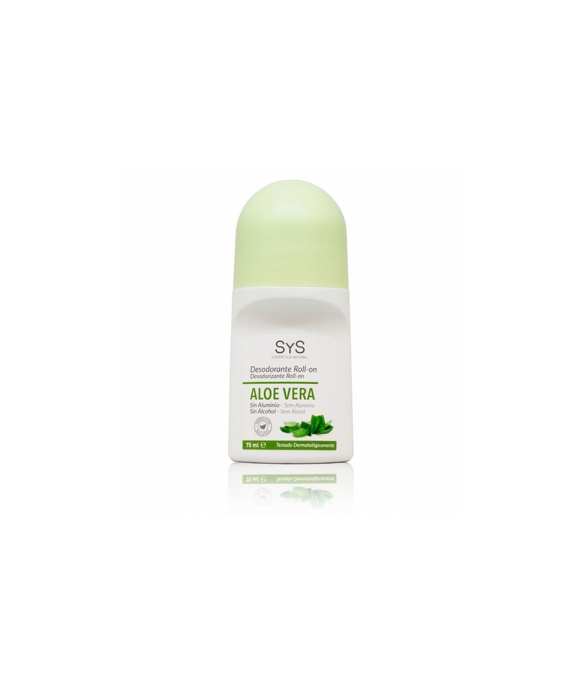El Desodorante roll-on Aloe Vera SYS no contiene alcohol, ni aluminio y ni conservantes.

Está formulado con Aloe Vera como p