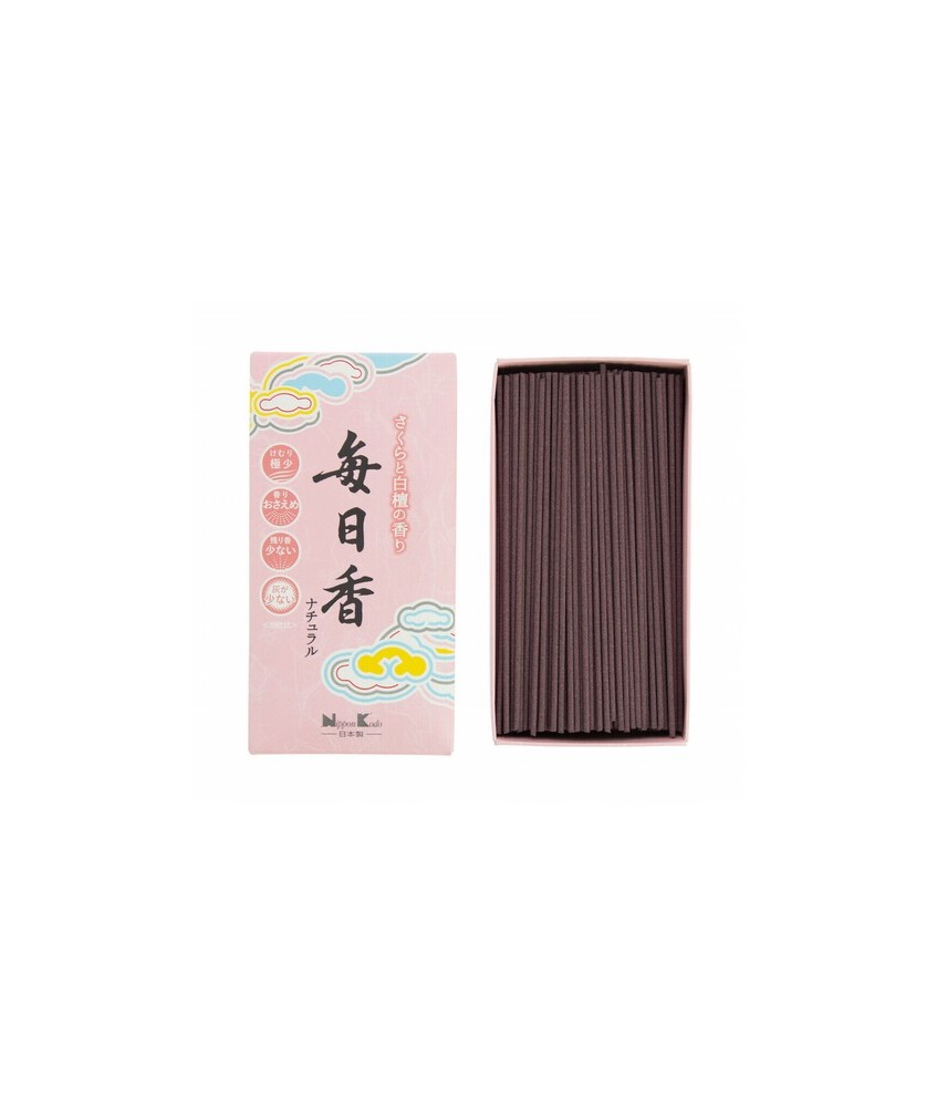 Mainichiko Natural Flores nos trae el perfume de los cerezos en flor sakura sobre una base de sándalo y con una nota afrutada. 