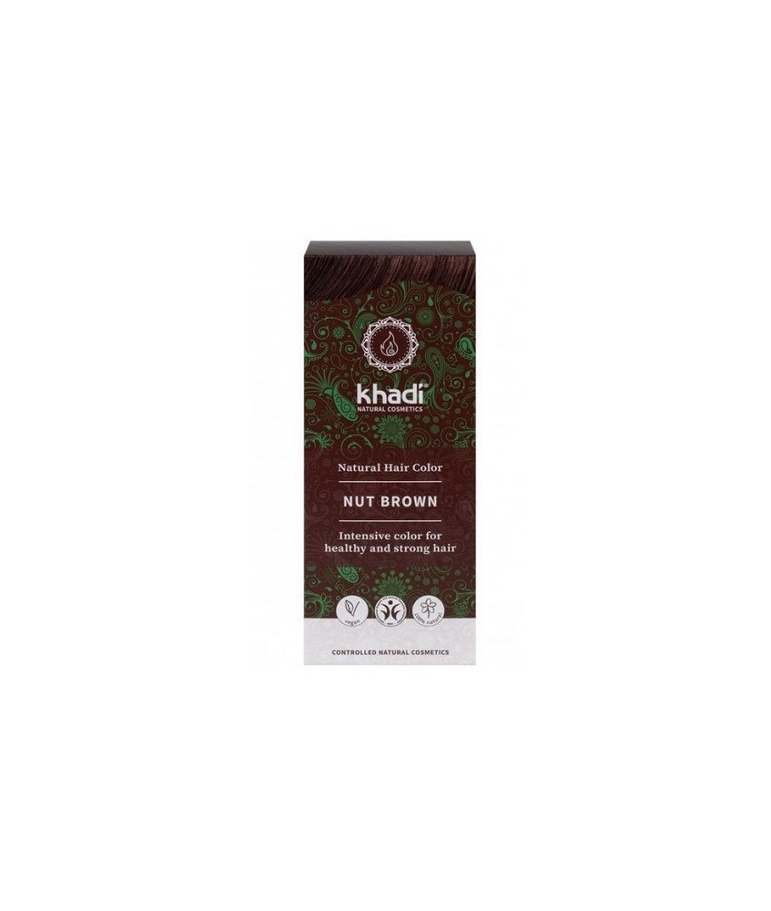 Tinte natural Khadi que da un tono castaño avellana natural al cabello

Formulaciones ayurvedas de larga permanencia para un 