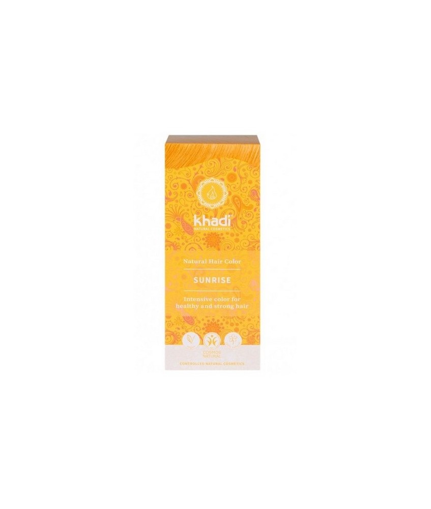 Tinte natural Khadi Amanecer tiñe su cabello con un poderoso Rubio miel.

Formulaciones ayurvedades a base de pigmentos veget
