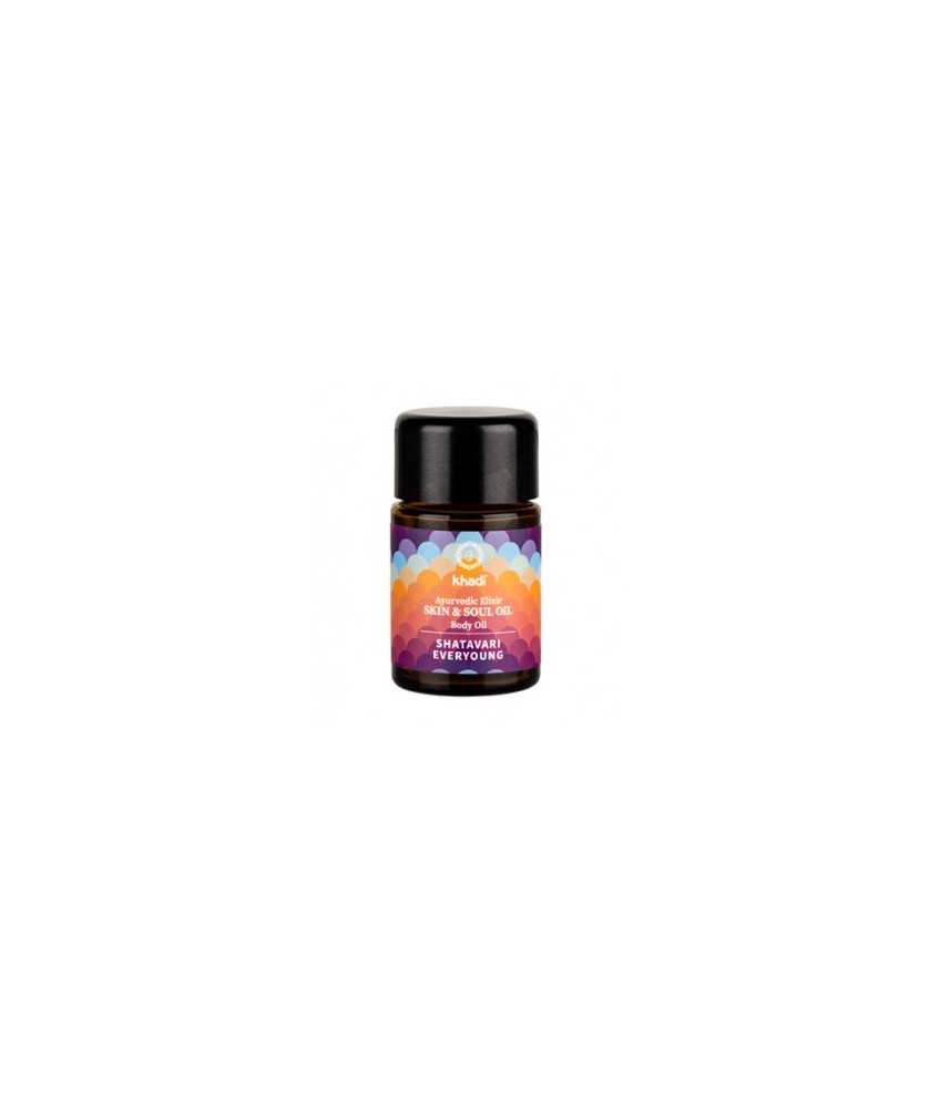 Elixir Ayurveda Shatavari, aceite Anti-age de Khadi: experimente el rejuvenecimiento puro y la regeneración celular holística 