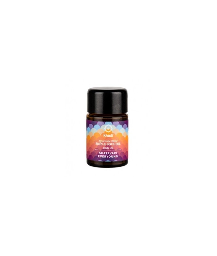 Elixir Ayurveda Shatavari, aceite Anti-age de Khadi: experimente el rejuvenecimiento puro y la regeneración celular holística 