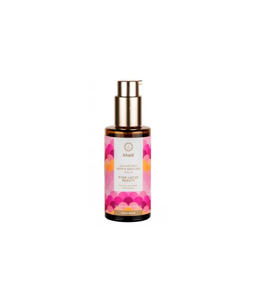 Elixir Ayurveda Equilibrio, aceite Loto rosado de Khadi: inunda tu piel con hidratación concentrada.  

La flor de loto de la