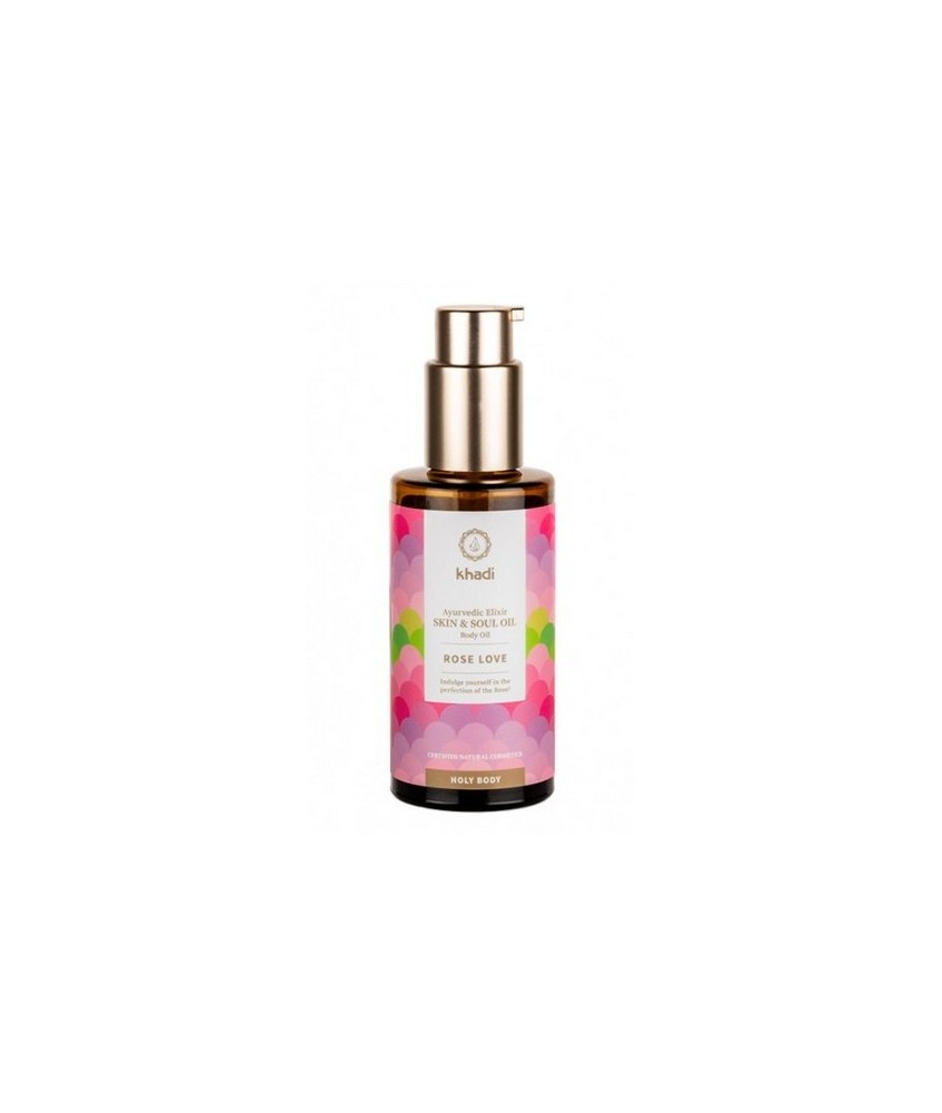 Elixir Ayurveda Regenerante, aceite de Rosas de Khadi: irradia la belleza de tu corazón hacia adentro, hacia todas y cada una d