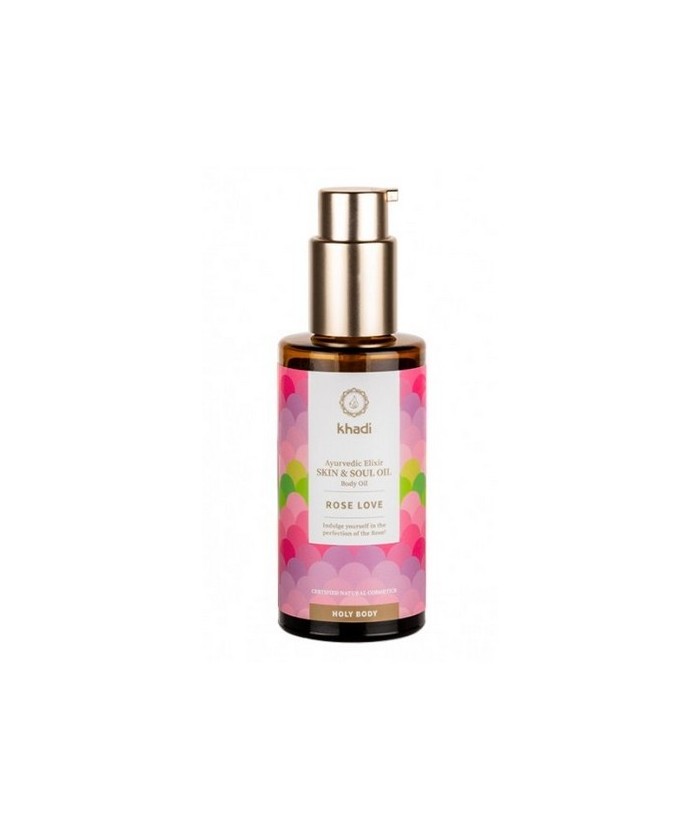 Elixir Ayurveda Regenerante, aceite de Rosas de Khadi: irradia la belleza de tu corazón hacia adentro, hacia todas y cada una d