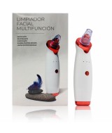 
  Este limpiador de poros eléctrico, es un tratamiento de belleza de última generación que realiza  cinco funciones al mismo