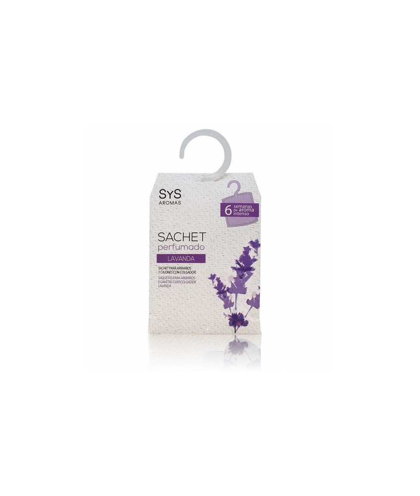 Perfuma Armarios y Cajones Lavanda

Los Sachets Perfumados de SyS Aromas con olor a Lavanda pueden durar hasta 6 semanas con 