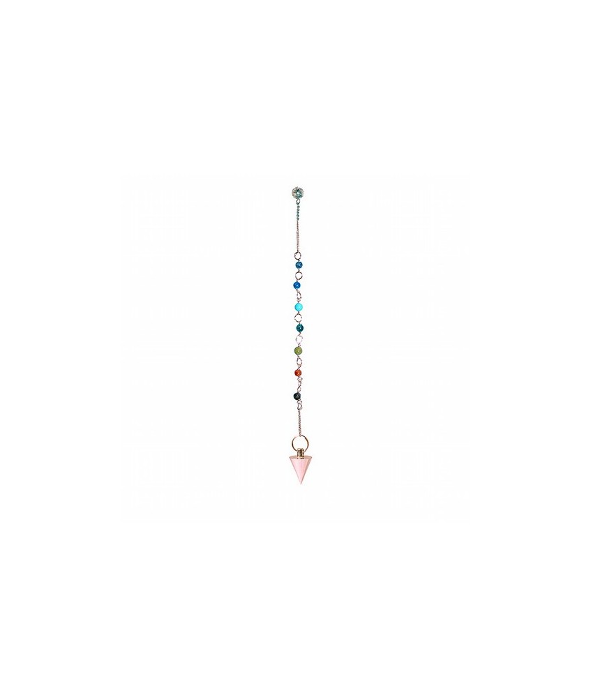 Péndulo de Cobre con chakras [0212000197]