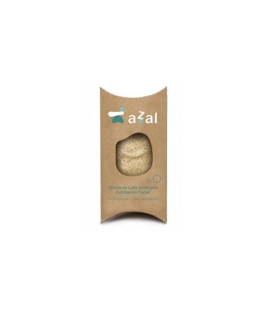 Discos para peeling facial de luffa de alta calidad para uso cosmético, tratada con aguas termales, para una limpieza profunda 