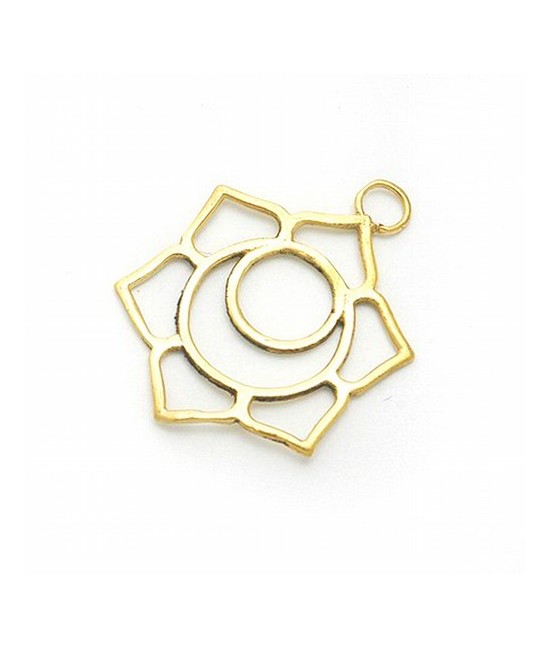 Colgante simbología de los chakras.

Material: Bisutería.

Medida: Ø 3 cm.