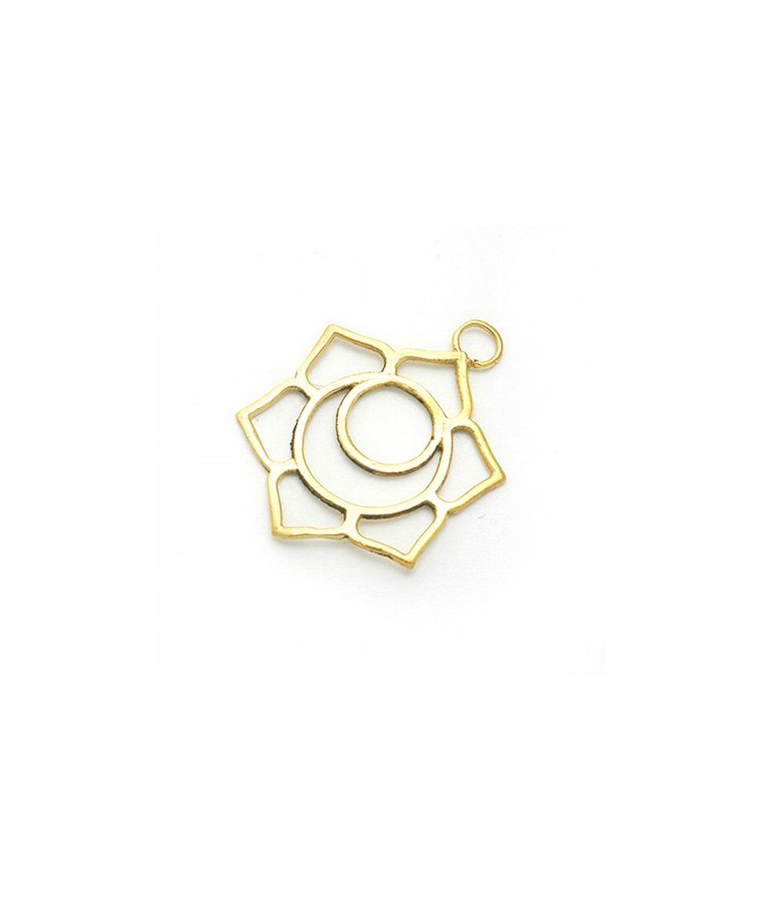Colgante simbología de los chakras.

Material: Bisutería.

Medida: Ø 3 cm.