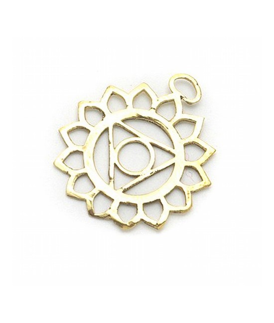 Colgante simbología de los chakras.

Material: Bisutería.

Medida: Ø 3 cm.