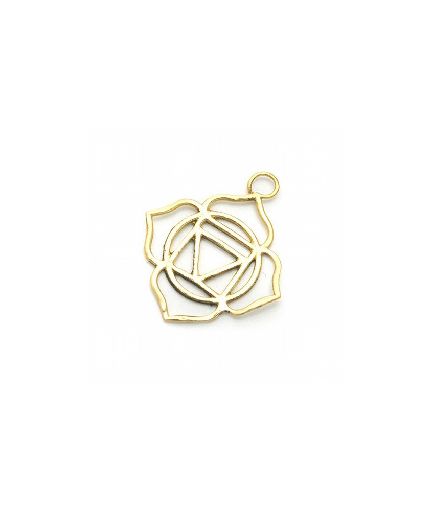 Colgante simbología de los chakras.

Material: Bisutería.

Medida: Ø 3 cm.