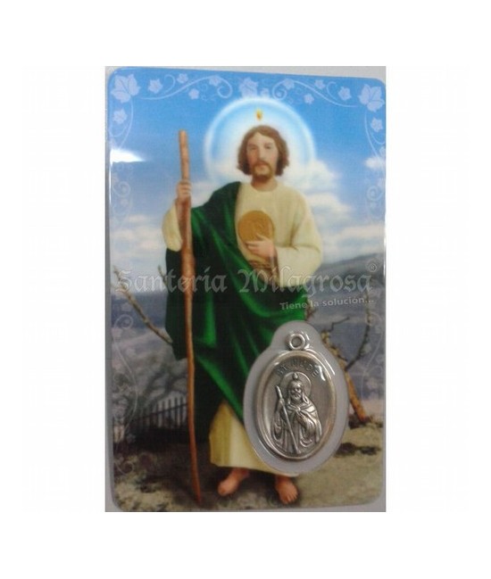 Estampa con Medalla Judas Tadeo 5.5 x 8.5 cm.
Ref.: 6268978003094