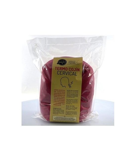 GR.ALMOHADA CERVICAL TERMO CALMANTE SEMILLAS 1,1KG.