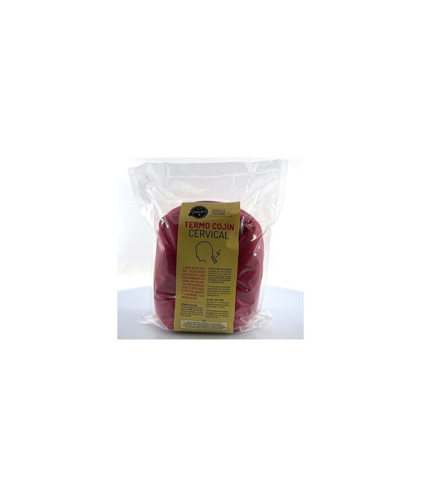 GR.ALMOHADA CERVICAL TERMO CALMANTE SEMILLAS 1,1KG.