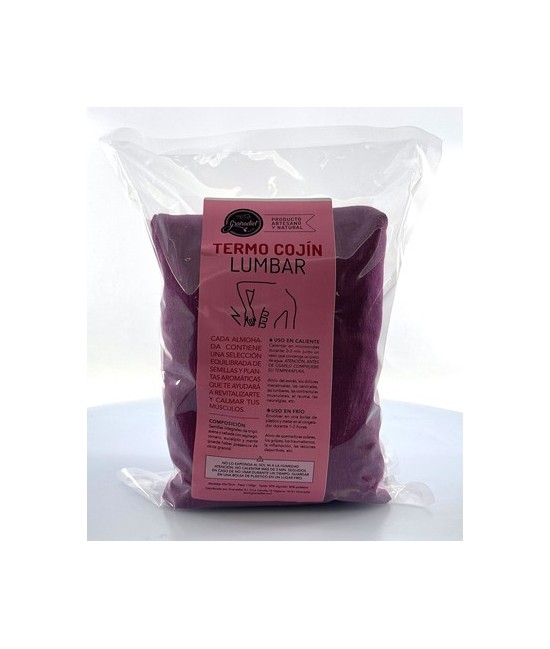 GR.ALMOHADA LUMBAR TERMO CALMANTE SEMILLAS 1,1 KG.