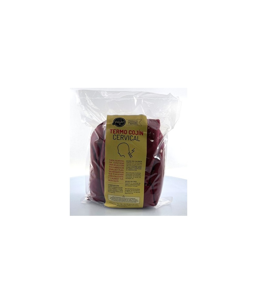 GR.ALMOHADA CERVICAL TERMO CALMANTE SEMILLAS 1,1KG.