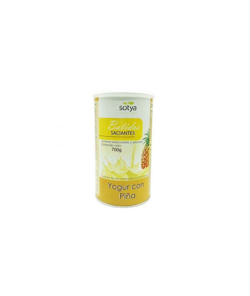 BATIDO SACIANTE DE YOGUR-PIÑA 700 G SOTYA
 
Aplicaciones
Alimento complementario recomendado en dietas de adelgazamiento
Di