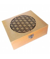 KU.CAJA FLOR VIDA TALLADA 6 HUECOS
