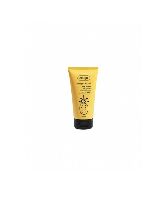 Mousse corporal de fórmula ligera. Gracias al extracto de piña y a la cafeína activa tiene propiedades anticelulíticas y energi