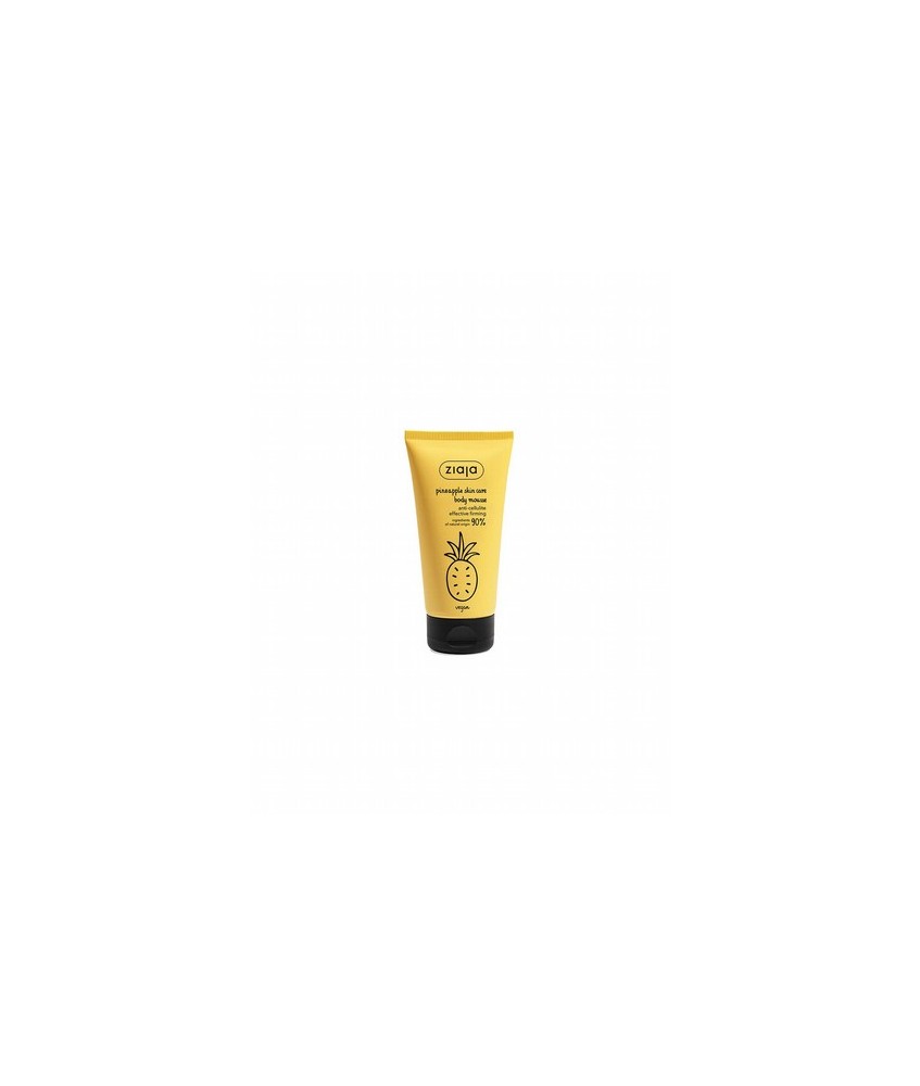 Mousse corporal de fórmula ligera. Gracias al extracto de piña y a la cafeína activa tiene propiedades anticelulíticas y energi