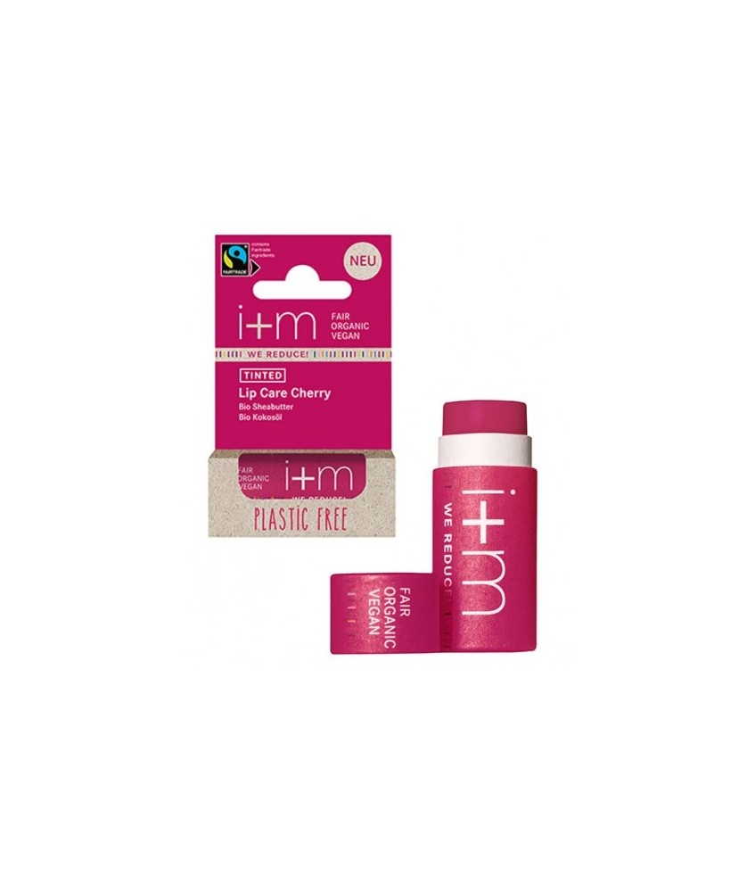 Bálsamo labial con color y sabor a Cereza - protege y nutre la piel sensible de los labios gracias a su fórmula regenerante con