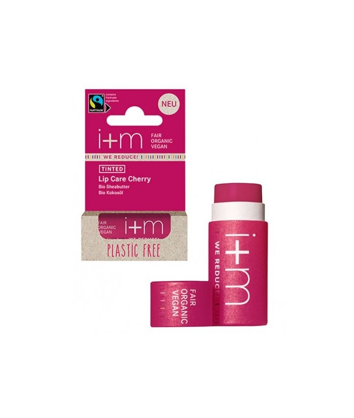 Bálsamo labial con color y sabor a Cereza - protege y nutre la piel sensible de los labios gracias a su fórmula regenerante con