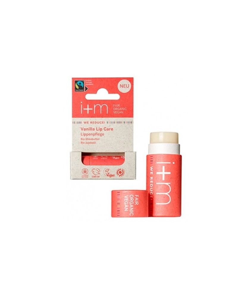 Bálsamo labial hidratante y nutritivo con aroma a Vainilla - protege y nutre la piel sensible de los labios con suavidad.

10