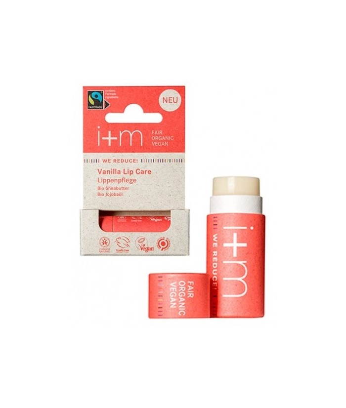 Bálsamo labial hidratante y nutritivo con aroma a Vainilla - protege y nutre la piel sensible de los labios con suavidad.

10