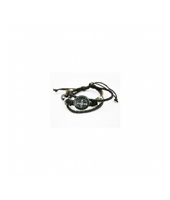 Pulsera Cuerda y cuero San Benito
Ref.: PUV143