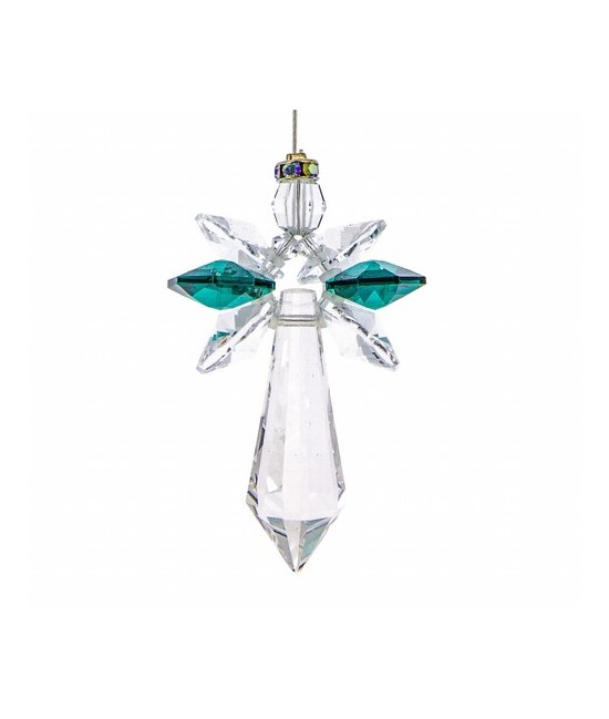 El arcángel es un símbolo protector que representa lo celestial y lo sagrado. El color esmeralda de sus alas corresponde a los 