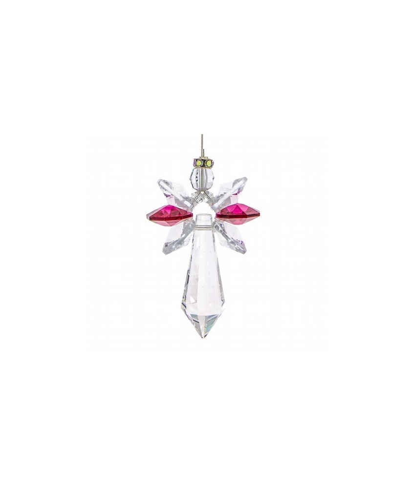 El arcángel es un símbolo protector que representa lo celestial y lo sagrado. El color rubí de sus alas corresponde a los nacid
