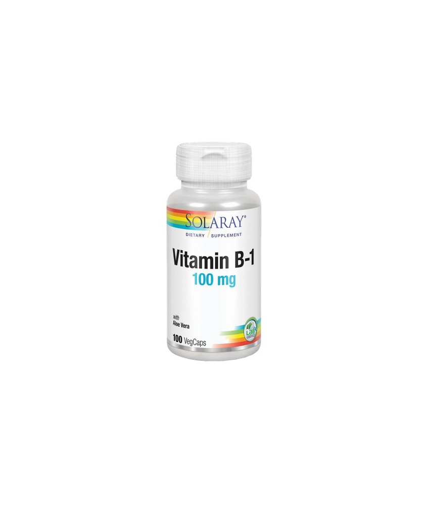 Vitamin B1 100 Mg - 100 VegCaps. Apto Para Veganos

Tiamina (Tiamina mononitrato) (vitamina B-1)    100 mg

INGREDIENTES
T