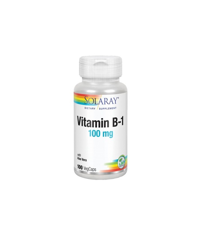 Vitamin B1 100 Mg - 100 VegCaps. Apto Para Veganos

Tiamina (Tiamina mononitrato) (vitamina B-1)    100 mg

INGREDIENTES
T