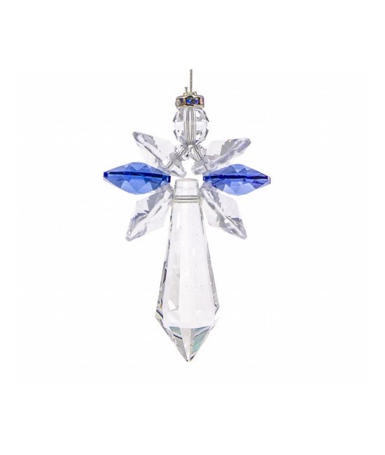 El arcángel es un símbolo protector que representa lo celestial y lo sagrado. El color del zafiro de sus alas corresponde a los