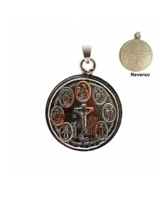 Amuleto 7 Potencias con Tetragramaton 3.5 cm