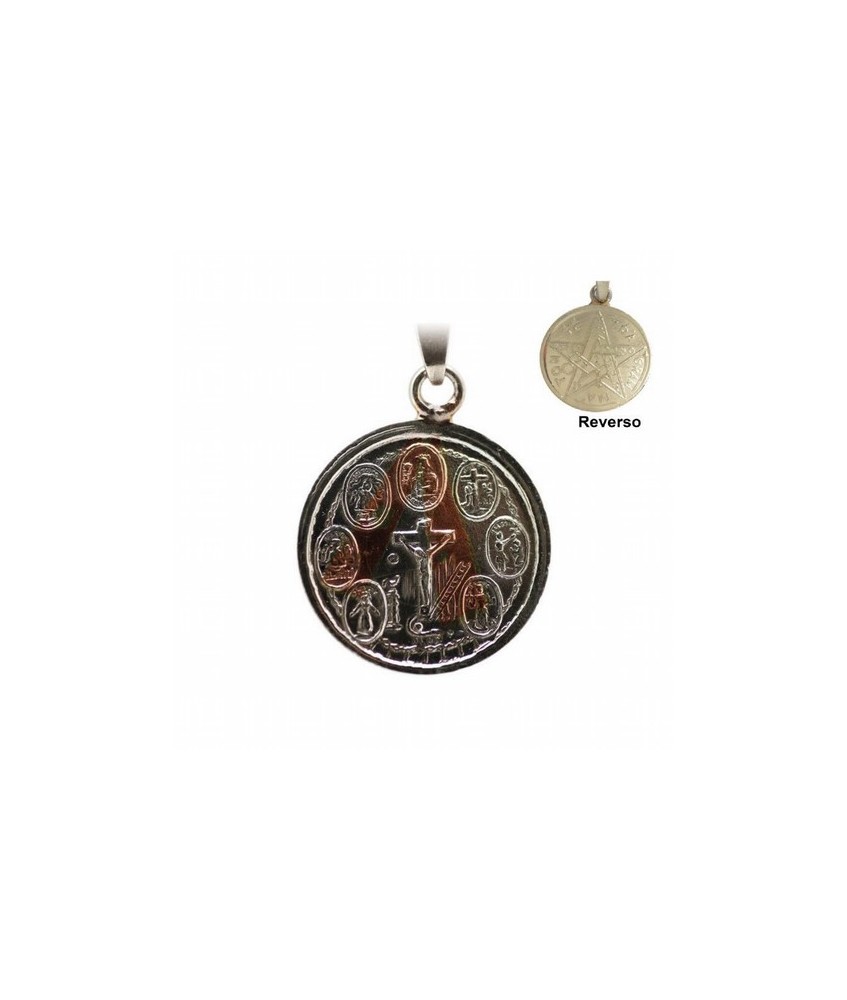 Amuleto 7 Potencias con Tetragramaton 3.5 cm