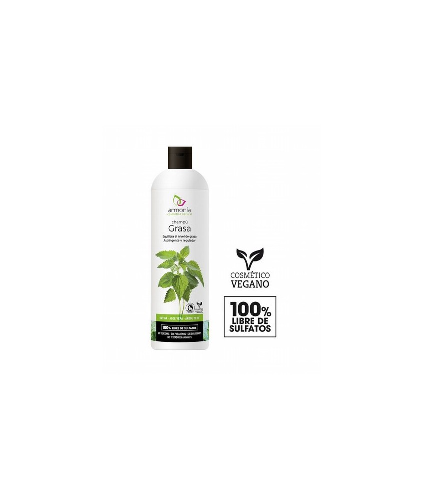 CHAMPÚ GRASA

Regula el nivel de grasa.
Astringente y regulador.
La Ortiga y la Melaleuca, con efecto astringente y antibac