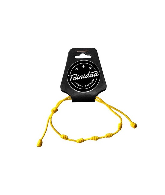 PULSERA 5 NUDOS HILO AMARILLO OCHUN