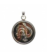 Amuleto Dragon Rojo con Tetragramaton 2.5 cm (Talisman Invencible) (has)
Ref.: AM0208