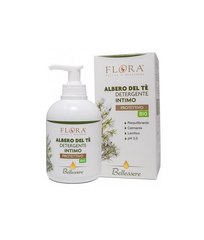 Gel íntimo con aceite esencial de Árbol del té Bio, para una acción protectora, calmante y preventiva contra los agentes extern