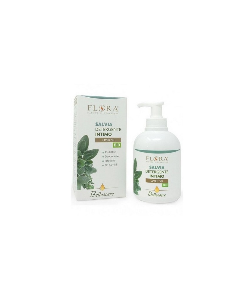 Gel íntimo de Salvia Bio para la higiene de la piel y mucosa de los genitales externos, específico para las mujeres con menopau