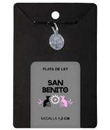 TRI.MEDALLA PLATA SAN BENITO 1.2 CM.